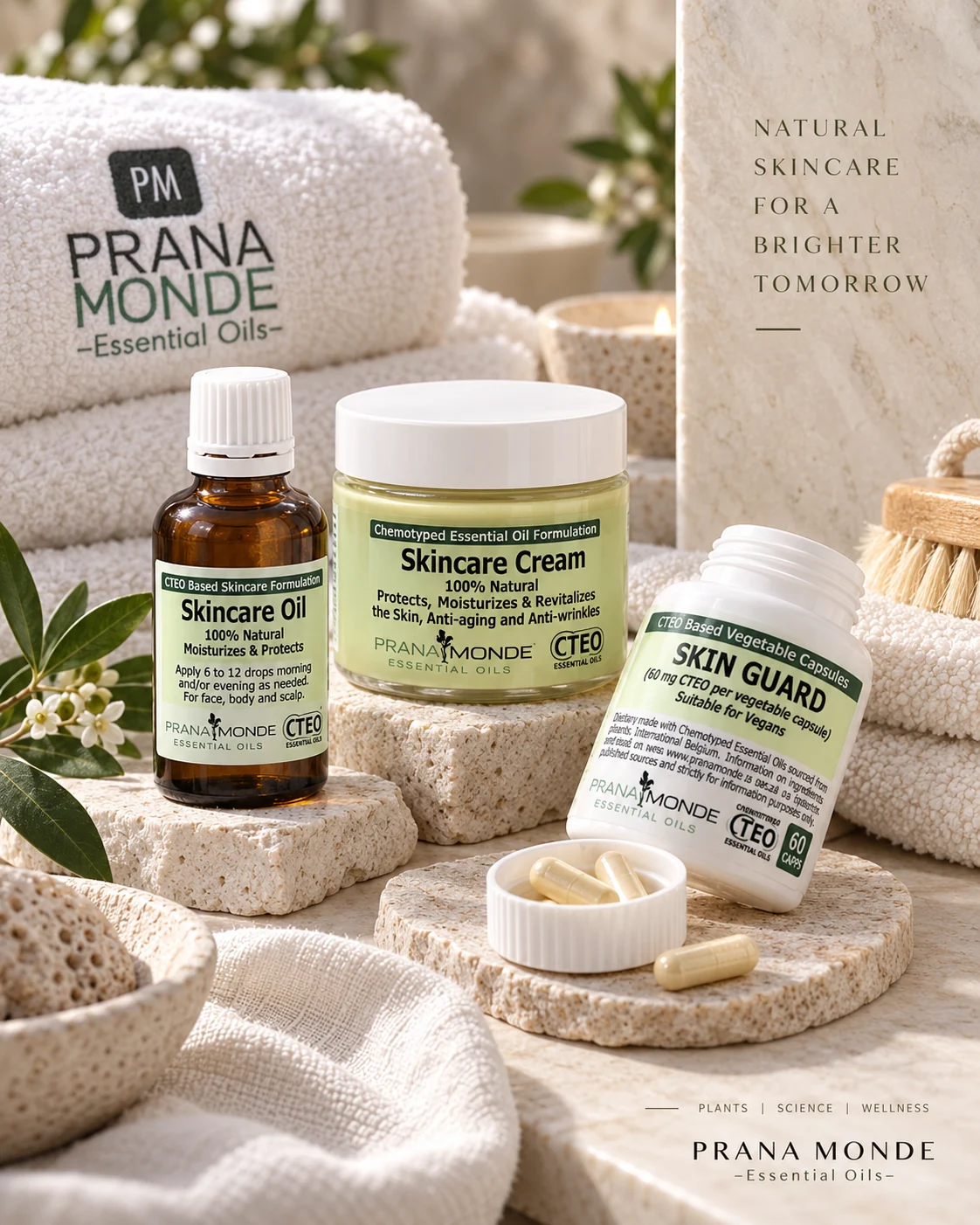 Prana Monde natural skincare collection